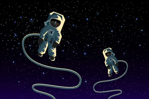 Astronaut Space Worm